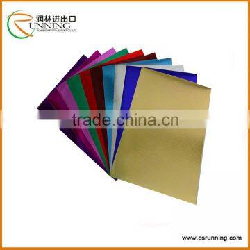 wholesale 80gsm bronze metallic paper/colorful 80gsm bronze metallic paper