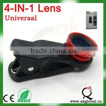 For Mobile Phone 180 Fish Eye 0.67x Wide Angle Macro CPL Filter Lens 4 in 1 Lens photo-2