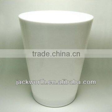 White and big size decorative vases