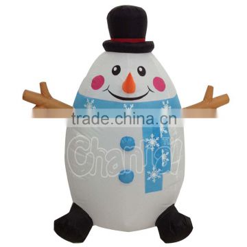 Inflatable Chubby Snowman Christmas Yard Decor