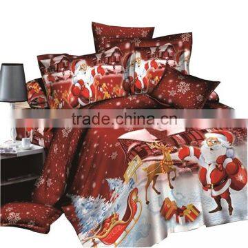 100% Cotton 3D Kids Cartoon Christmas Bedding Sets