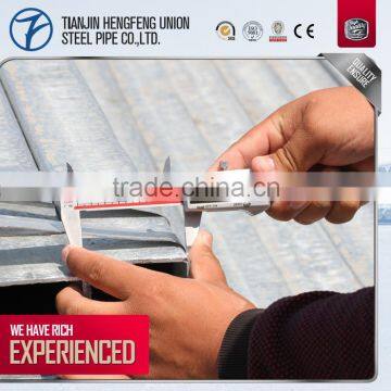 Hot-dipped Zinc Coated Galvanized Square Tube Brackets/tubo Galvanizado de Acero photo-6