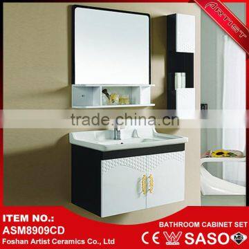 Best Sellers French Cheap Wooden Antique Knock Down Bathroom Vanity Cabinet photo-6