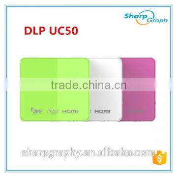 In Stock!!! China UNIC Traveling Mini Full HD DLP Projector UC50 Pico Short Throw 3D 1080P Outdoor Projectors photo-6