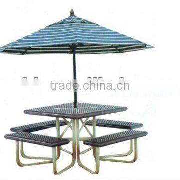 Outdoor Sand Bench With Umbrella BH15403