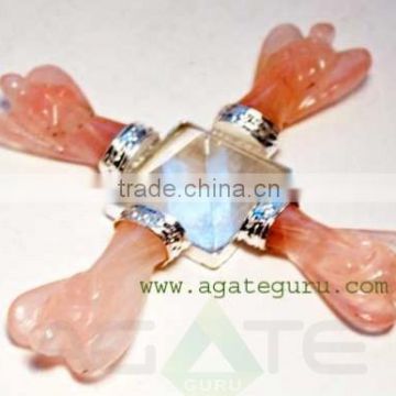 Rose Quartz Angel Healing Energy Generator : Wholesale Gemstone