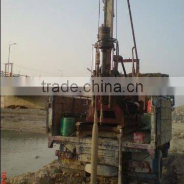 Hot sale! HGY-300 compact mounted truck construction borehole drilling rig