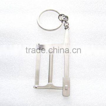 handsaw metal keychain 4 design saw keyring