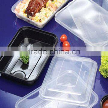 PET food trays container