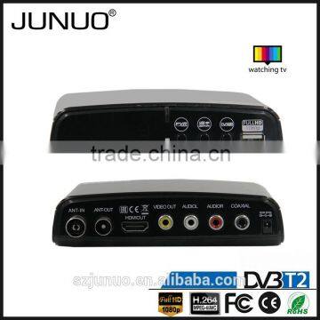 JUNUO china manufacture OEM great audio video quality mstar 7t01 HD digital tv receiver dvb-t2 russia