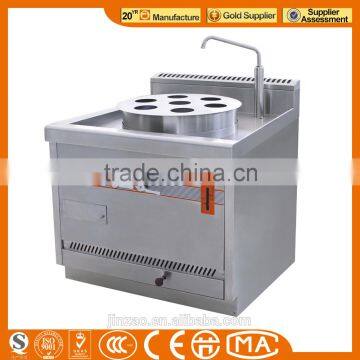 JINZAO ECS-3A-N Gas Steamer Kitchen Equipment Single-burner Chinese Restaurant Steamer Stainless steel Gas Steamer Commercial