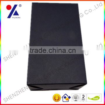 FOLDABLE CARD BOX / COSMETIC PAPER BOX / BLACK PAPER BOX