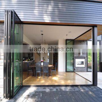 china supplier used exterior aluminum doors/folding door/bifold door for sale