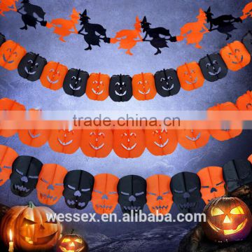 Hot sale halloween paper flowers party decoration props