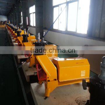 machine for rolling of grooves on thin-walled and standard steel pipes