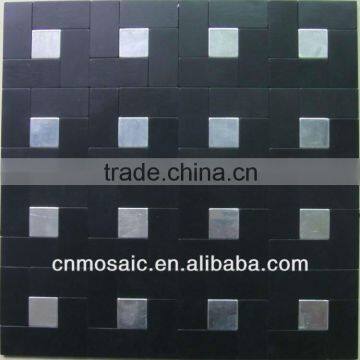 Mirror black peel and stick tile for self home decor