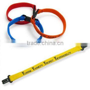 detachable printed polyester wristbands