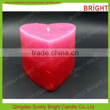 Heart Shape Home Pillar Candles