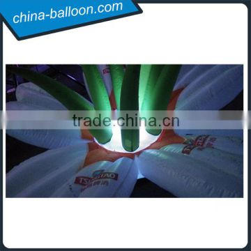 Decorative inflatable LED flower inflatable lily flower with logo printing