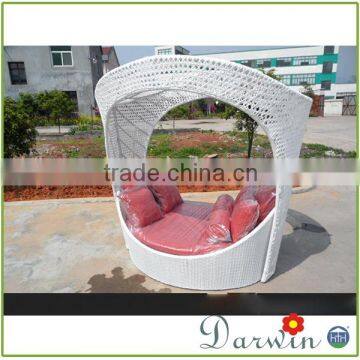 Waterproof PE Wicker Rattan Cheap Outdoor Patio Daybed photo-2