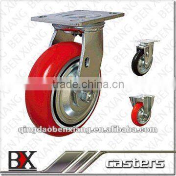 swivel plastic caster wheel with double bearing/ hand cart trolley big or small wheels