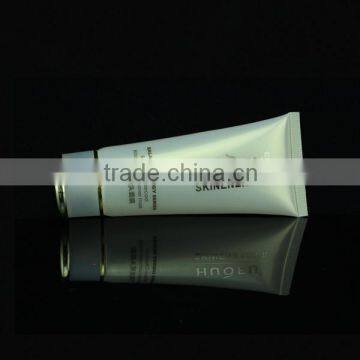 120ml plastic cosmetic tube for sunscreen with color acrylic cap