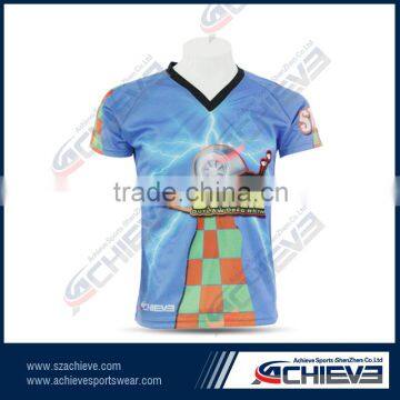 Custom made new design cricket jerseys with pattern/cricket clothes