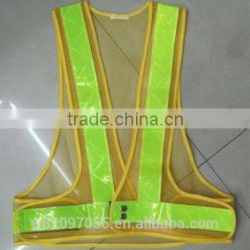 traffic lattice mesh vest