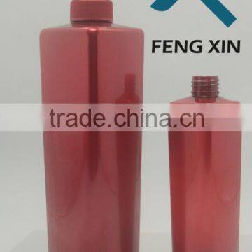 hot selling red 250ml 500ml plastic cosmetic bottles