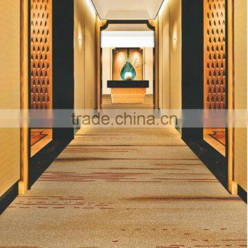 Fireproof carpet for corridor with customized designs