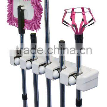 Broom mop handle holder