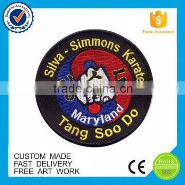 Cheap price wholesale college embroidered patches