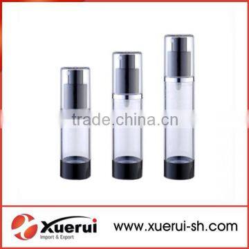 uv coating round airless bottle,cosmetic airless bottle