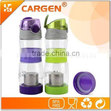 Clear Plastic Kids Sport Tea Strainer Water Bottle photo-4