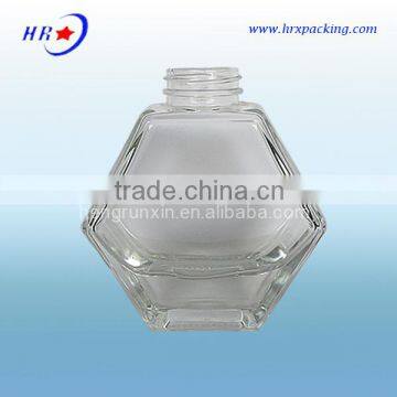 250ml hexagon glass jar for honey