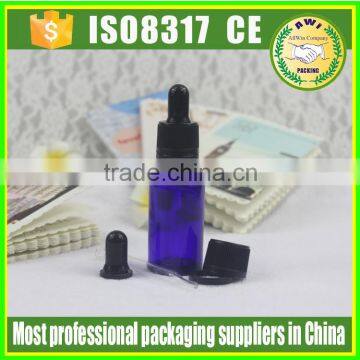Screen Printing Blue Essential Oil Glass Bottle 30ml photo-2
