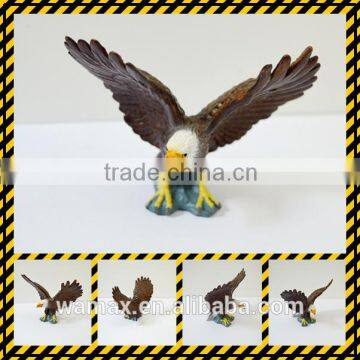 Eagle animal figures custom made toys hawk toys Haliaeetus leucocephalus