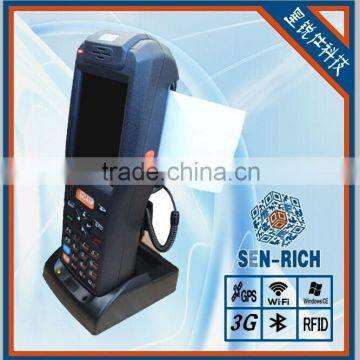 WinCE 6.0 1D Or 2D Barcode Scanner Handheld PDA with Printer,Camera,Wifi,Bluetooth,GPRS