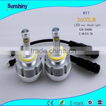 NON Polarity 36W 3600LM 6500K Car Headlamp Led H11