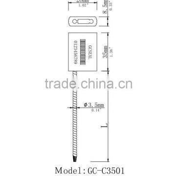 GC-C3501 Self-locking Cable Security Wire Lead Seal Cable Security Seals photo-3
