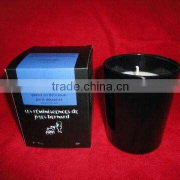 Scented Candle in Black Jar