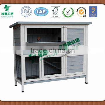 Functional Wooden Rabbit Hutch Outdoor photo-2