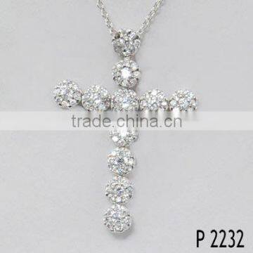 Fashion Hip Hop Religious Cross Necklace Pendant For Unisex photo-3