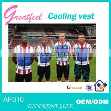 ice sports vest made of PCM