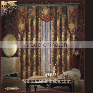 New jacquard printed curtain fabric alibaba China