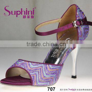 Suphini 4" heel dance shoes, high heel sandals for women