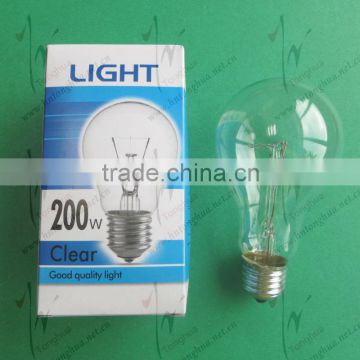 A70 220V 200W Clear Bulb E27 Standard Bulb