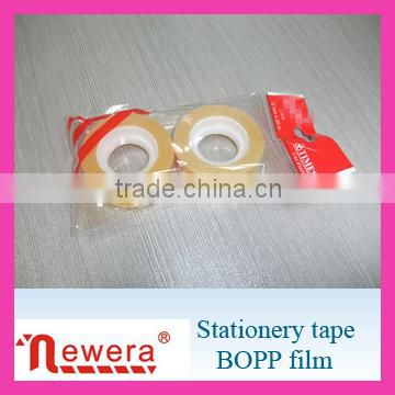 Yellowish Color Opp Stationery Tape with Bags for Wholesale Shops