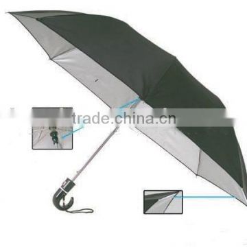 three folding auto umbrella