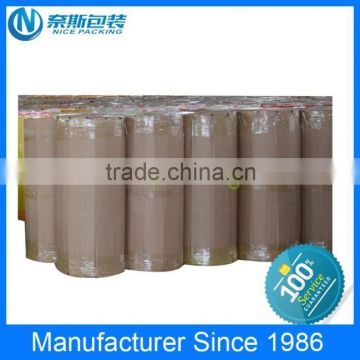 China alibaba high quality water-base adhesive bopp tape jumbo roll